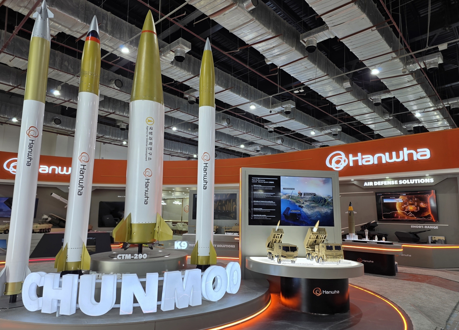 Hanwha Aerospace Highlights Chunmoo MRLS and Tailo